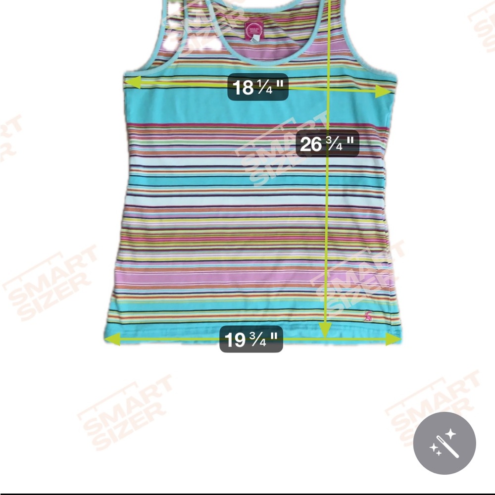Joules Original Women’s 10 Striped Preppy Tank Top Colorful - Picture 8 of 8